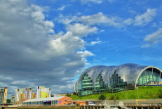 Flying Free on Gateshead Quay