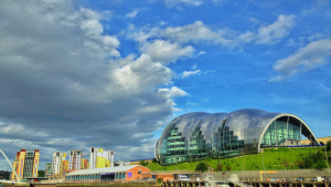 Flying Free on Gateshead Quay