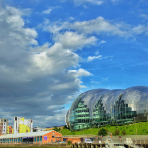 Flying Free on Gateshead Quay