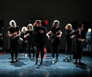 the Boundless over 55 group dancing on stage