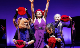 the Boundless over 55 group dancing on stage