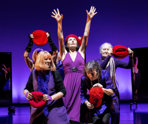 the Boundless over 55 group dancing on stage