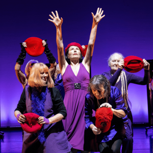 the Boundless over 55 group dancing on stage