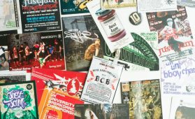 Breaking flyers donated to the Dance City archive by Conor O'Kane